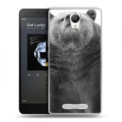 Дизайнерский силиконовый чехол для Xiaomi RedMi Note 2 Медведи