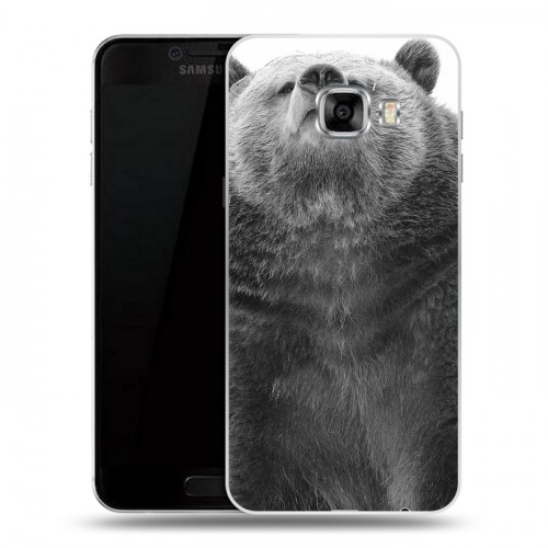 Дизайнерский пластиковый чехол для Samsung Galaxy C5 Медведи