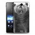 Дизайнерский пластиковый чехол для Sony Xperia TX Медведи