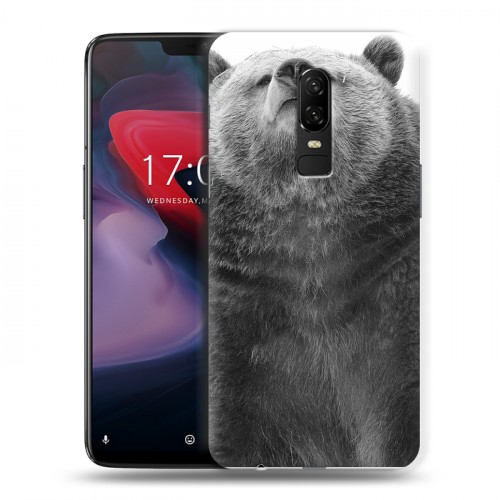 Дизайнерский пластиковый чехол для OnePlus 6 Медведи