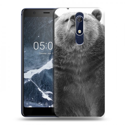 Дизайнерский пластиковый чехол для Nokia 5.1 Медведи