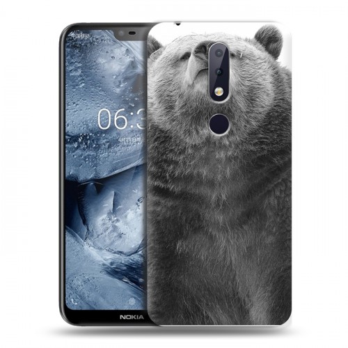 Дизайнерский пластиковый чехол для Nokia 6.1 Plus Медведи