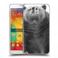 Дизайнерский пластиковый чехол для Samsung Galaxy Note 3 Медведи