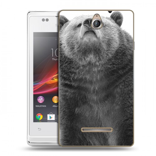 Дизайнерский пластиковый чехол для Sony Xperia E Медведи