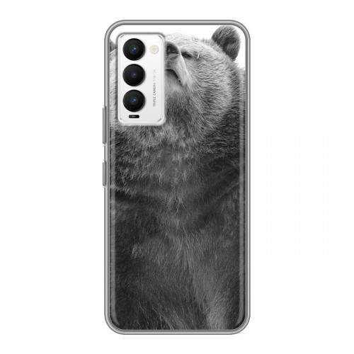 Дизайнерский силиконовый чехол для Tecno Camon 18 Медведи