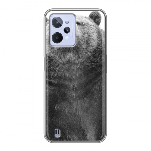 Дизайнерский силиконовый с усиленными углами чехол для Realme C31 Медведи