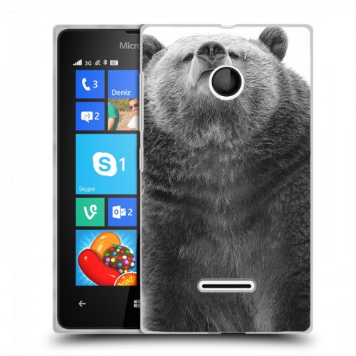 Дизайнерский пластиковый чехол для Microsoft Lumia 435 Медведи