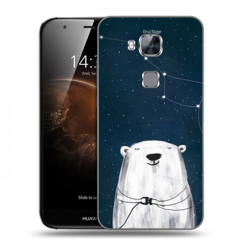 Дизайнерский пластиковый чехол для Huawei G8 Медведи
