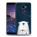 Дизайнерский пластиковый чехол для Nokia 7 Plus Медведи