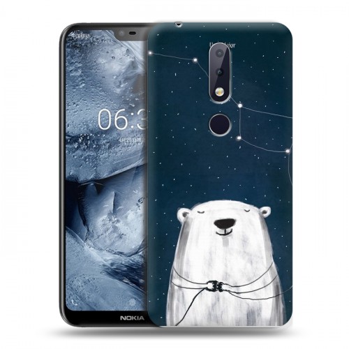 Дизайнерский силиконовый чехол для Nokia 6.1 Plus Медведи