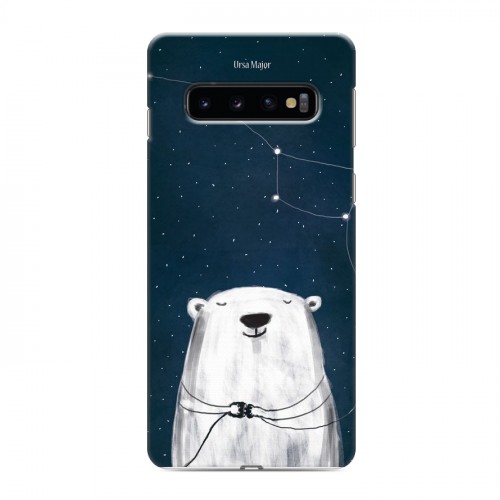 Дизайнерский силиконовый чехол для Samsung Galaxy S10 Медведи