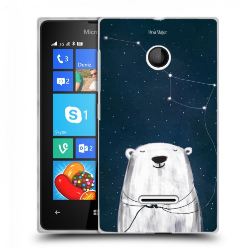 Дизайнерский пластиковый чехол для Microsoft Lumia 435 Медведи