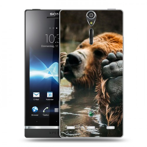 Дизайнерский пластиковый чехол для Sony Xperia S Медведи