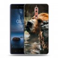 Дизайнерский пластиковый чехол для Nokia 8 Медведи