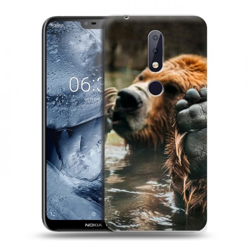 Дизайнерский пластиковый чехол для Nokia 6.1 Plus Медведи