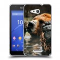 Дизайнерский пластиковый чехол для Sony Xperia E4g Медведи