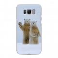 Дизайнерский силиконовый чехол для Samsung Galaxy S8 Медведи