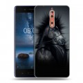 Дизайнерский пластиковый чехол для Nokia 8 Лошади