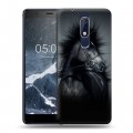 Дизайнерский пластиковый чехол для Nokia 5.1 Лошади