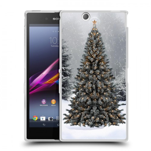 Дизайнерский пластиковый чехол для Sony Xperia Z Ultra  Новогодняя елка