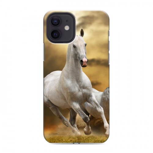 Дизайнерский силиконовый чехол для Iphone 12 Лошади