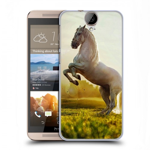 Дизайнерский силиконовый чехол для HTC One E9+ Лошади