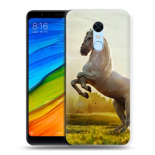 Дизайнерский пластиковый чехол для Xiaomi RedMi 5 Plus Лошади