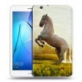Дизайнерский силиконовый чехол для Huawei MediaPad T3 7 3G Лошади