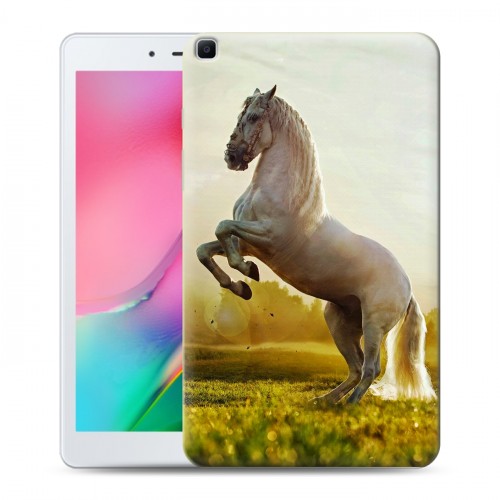Дизайнерский силиконовый чехол для Samsung Galaxy Tab A 8.0 (2019) Лошади