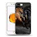 Дизайнерский силиконовый чехол для Iphone 7 Plus / 8 Plus Лошади
