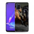 Дизайнерский пластиковый чехол для OPPO A52 Лошади