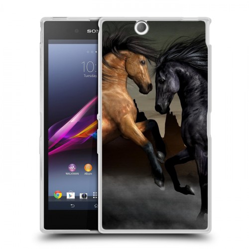 Дизайнерский пластиковый чехол для Sony Xperia Z Ultra  Лошади