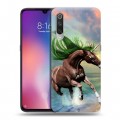 Дизайнерский силиконовый с усиленными углами чехол для Xiaomi Mi9 Лошади