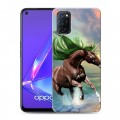 Дизайнерский пластиковый чехол для OPPO A52 Лошади