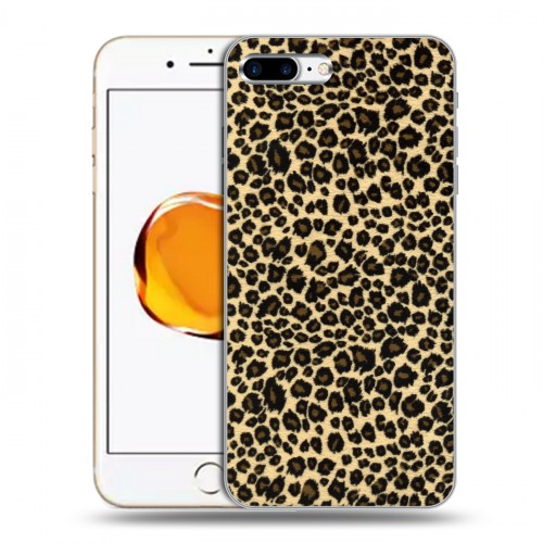 Дизайнерский силиконовый чехол для Iphone 7 Plus / 8 Plus Леопард