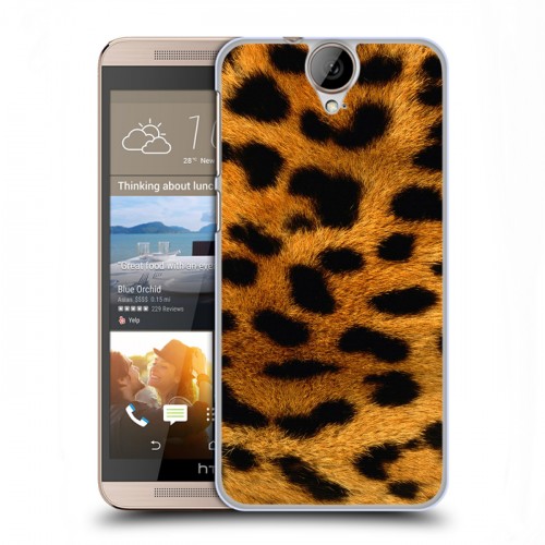 Дизайнерский пластиковый чехол для HTC One E9+ Леопард