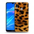 Дизайнерский пластиковый чехол для Huawei Y6 (2019) Леопард