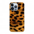 Дизайнерский силиконовый чехол для Iphone 13 Pro Леопард