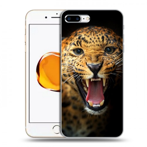 Дизайнерский силиконовый чехол для Iphone 7 Plus / 8 Plus Леопард
