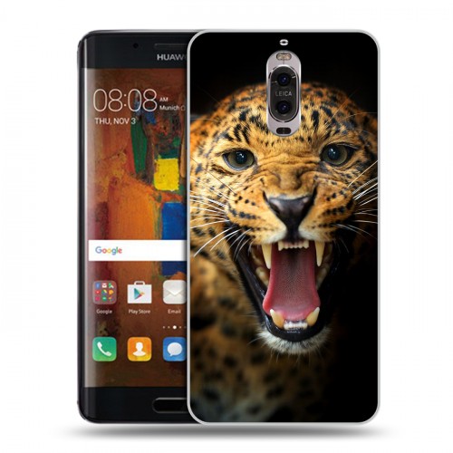 Дизайнерский пластиковый чехол для Huawei Mate 9 Pro Леопард