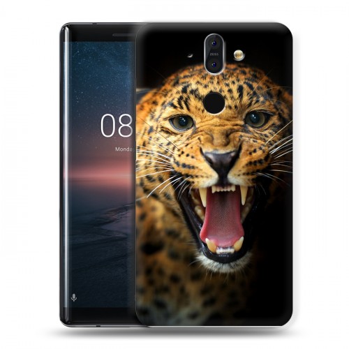 Дизайнерский пластиковый чехол для Nokia 8 Sirocco Леопард