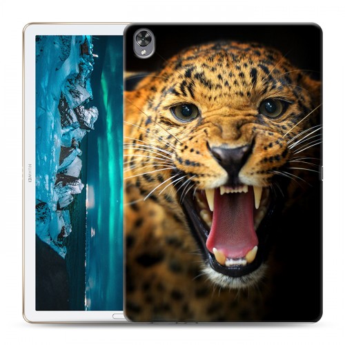 Дизайнерский силиконовый чехол для Huawei MediaPad M6 10.8 Леопард
