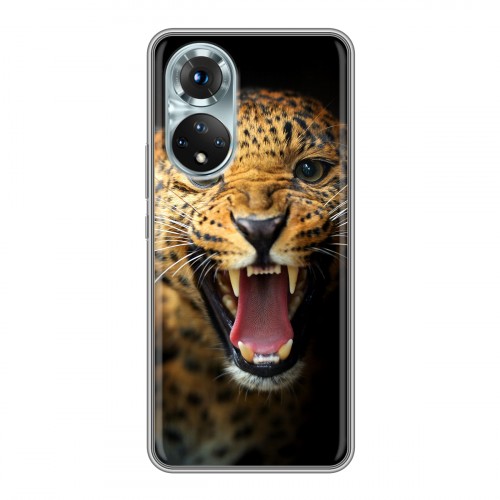 Дизайнерский силиконовый чехол для Huawei Honor 50 Леопард