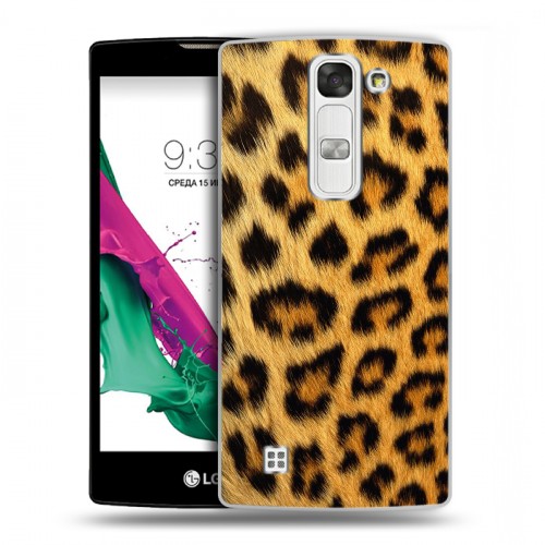 Дизайнерский пластиковый чехол для LG G4c Леопард