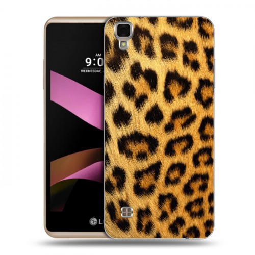 Дизайнерский силиконовый чехол для LG X Style Леопард