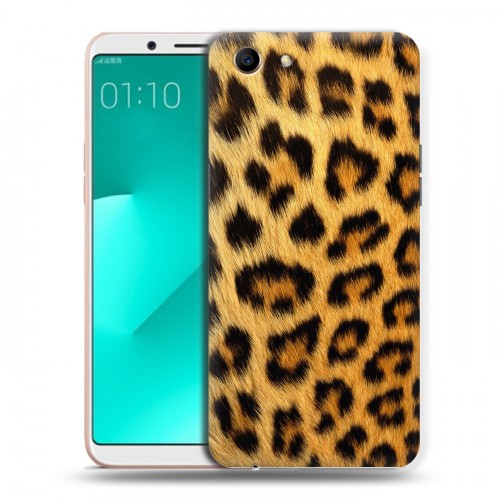 Дизайнерский пластиковый чехол для OPPO A83 Леопард