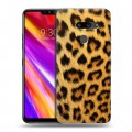 Дизайнерский пластиковый чехол для LG G8 ThinQ Леопард