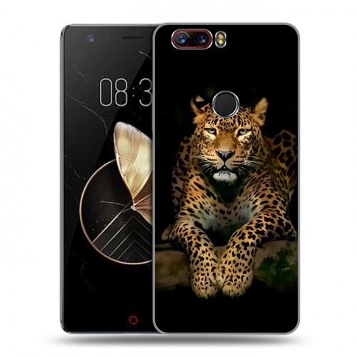 Дизайнерский пластиковый чехол для ZTE Nubia Z17 Леопард