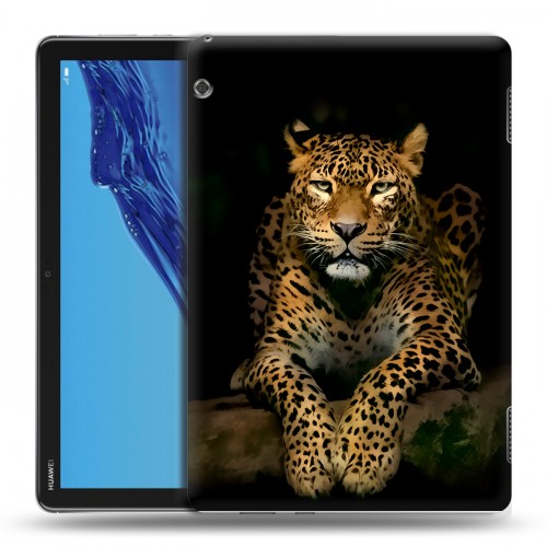 Дизайнерский силиконовый чехол для Huawei MediaPad T5 Леопард