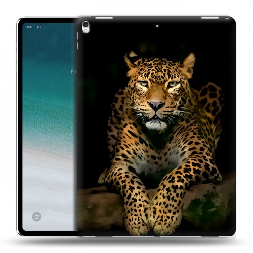 Дизайнерский силиконовый чехол для IPad Pro 12.9 (2018) Леопард